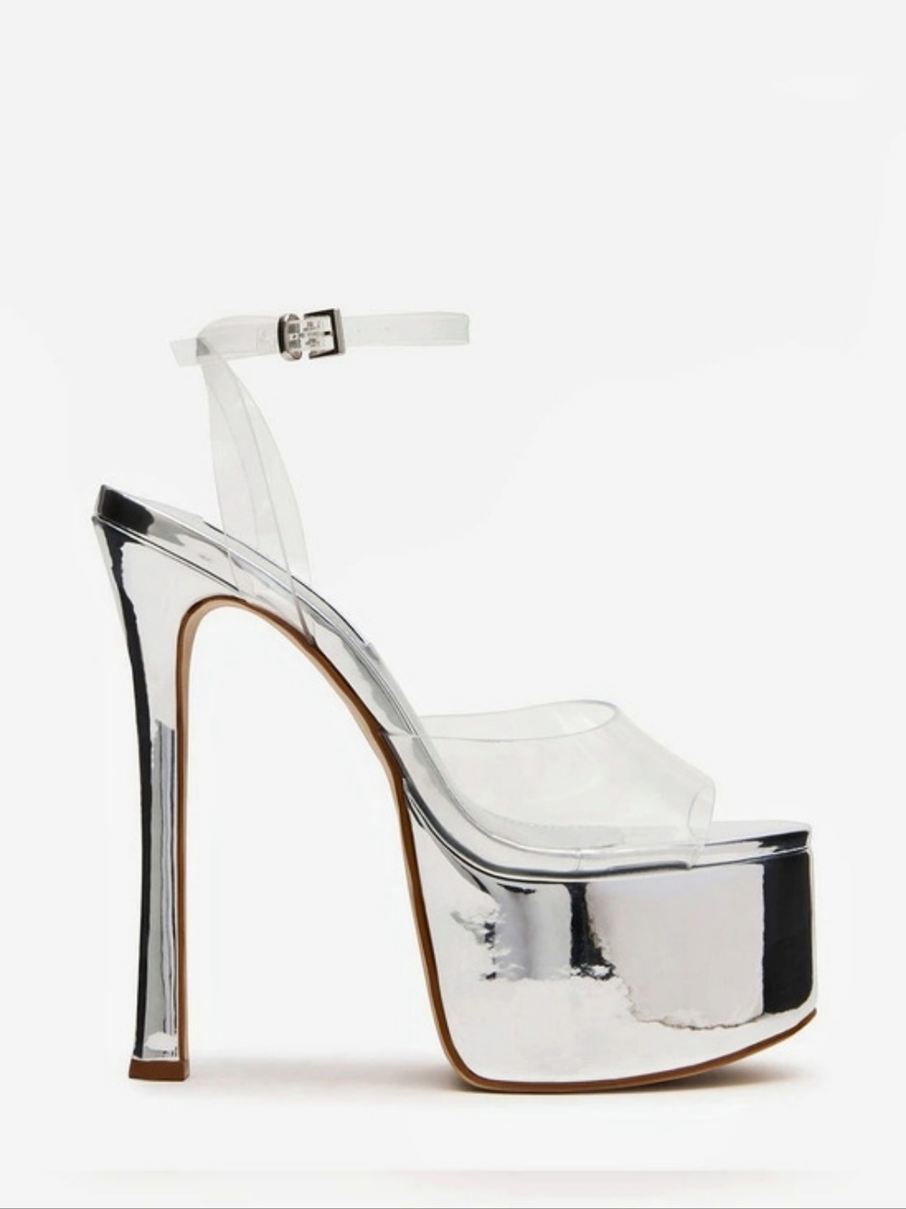 Steve Madden Olyssia Clear Platform
